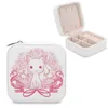 Sacchetti per gioielli Kyubey Storage Box Collana in pelle portatile Orecchini Anelli Gioielli Madoka Magica