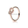 Anelli a fascia 100 autentici 925 Sterling Sier Ring Pan 15 Style Rose Gold Stackable Party Stars Anelli per le donne Original Siers Brand Je Dhjei