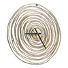 Wall Clocks Nordic Fashion Abstract Gold Iron Clock Leisure Bar Royal Tea Shop Light Luxury Decoration