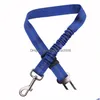 Dog Collars Leashes Leashes Pet Supplies Car Seat Belt Dog Traction Buffer Elastic Reflective Rope Inventory Wholesale Drop Delive Dhxav