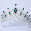 Couronne de mariée Vintage princesse reine, 17 couleurs, diadème en cristal pour femmes, accessoires pour robe de mariée, bijoux