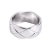 Titane acier argent bague d'amour hommes et femmes bijoux en or rose pour amoureux couple bagues anniversaire cadeau taille designer bande