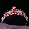 13 Colors Wedding Crown Bridal Headpiece Women Vintage Rhinestones Crystal Tiaras Bride Party Hair Jewelry Accessory