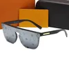 Lentes de flores ￓculos de sol com cartas de designer de cartas Sun ￳culos homens homens unissex ￓculos de sol Black Black Grey Beach Adumbral Protetor solar Adumbral