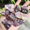 Dekorativa figurer 100g Natural Plum Blossom Tourmaline Crystal Mineral Prov Healing Stones for Home Decor