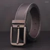 Cinture 3,8 cm Cintura da uomo Fibbia ad ago maschile Tipo di perno Accessori singoli Testa in lega per uomo Marchio di design di lusso