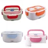 Lunch Boxes Bags Electric Heating Lunchbox Fashion Heat Preservation Boxes Bento And Spoon Mti Color Lunch Box Carry Convenient 39Fs Dh5Y1