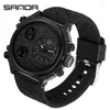 Relógios de pulso Sande Men Wristwatch Sports Digital Sports Imper impermeecidos Homem calendário de moda Boy Watch Wrist Wristplet Electronic Electronic