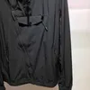 남성용 트랙 슈트 남성 후드 재킷 야외 바람 방해 방수 스웨트 셔츠 CP 디자이너 반 지퍼 풀 오버 코트 남녀 대형 고글 대형