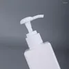 Storage Bottles Square Plastic Bottle With Pump PETG Material Cosmetic Container Lotion Shampoo Refillable 10PCS