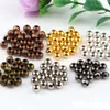 500Pcs Seamless Ball Spacers Bead 6mm For Jewelry Findings Making Plated Gold /silver Etc.