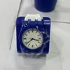 Reloj de diseñador para hombre de primeras marcas, reloj de cuarzo de silicona negro, moda para hombre y mujer, relojes de pulsera con fecha ambiental de plástico marino reciclado con caja para botella