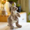 Tillverkare grossist 28 cm mor och son känguru plysch leksaker australiska känguru dockor barn gåvor