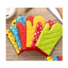 Oven mitts oven wanten bakken duurzaam magnetronbestendige resistent colorf warmte insation bakeware handschoenen wll373 drop levering home tuin dhzmu