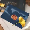 Nouveau pcspack C rétro chanvre Texture enveloppes occidentales pour invitation de fête de mariage cartes de voeux cadeau personnalisé