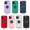 Invisible Ring Case Shockproof Phone Cases for iPhone 14 13 12 11 Pro Max Mini XR XS X 8 7 6 Plus Samsung S21 Note20 A12 A13 A53 A52 A72 A22 A33 Bracket 3 in 1 Case Cover