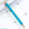 Glitter Ballpoint Abens for Women Girls Wicky Lattion Attal Metal Retractable Ink Point Point Pens 1 Mm Journaling Pen School Supplies