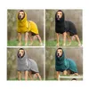 Dog Apparel Autumn Winter Outdoors Dog Clothing Pets Dogs Fashion Thickening Keep Warm Pure Color Clothes Pattern 18Hk J2 Drop Deliv Dhcmd