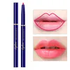 Lip Gloss Automatic Liner Double Ended Lippenstift mit Pinsel ist nicht einfach zu verblassen 1ml Remover Girls