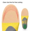 Acessórios para peças de sapatos Insolos de gel ortic com ortic em peças planas ortopédicas Saúde de pé plana