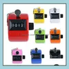 Counters Counter 4 Digit Number Counters Plastic Shell Hand Held Finger Display Manual Counting Tally Clicker Timer Golf Points Sn22 Dha9P