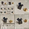 Pins Broscher 100st Euclids 47th Problem Pythagorean Tie Tack Broscher och Pins Badge Theorem Frimurare Metall Blue Lodge Lapel Pin D Dhuph