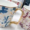 Кружки инспирация в стиле Nordic Gold Harding Ceramic Coffee Cup Creative Luxury Business Office Mug Simple Home Milk Wee Tea