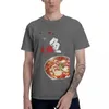 Мужские футболки с тонкой едой серия базовая футболка с коротким рукава