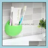 Toothbrush Holders Toothbrush Holder Bathroom Storage Holders Tootaste Wall Mount Sucker Suction Organizer Cup Rack Office Racks Con Dhzbe