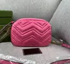 Tasarımcı Marmont kadife çanta çanta kadın omuz çantası lüks Çanta çantalar altın zincir moda crossbody çanta çanta