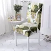 Housses De chaise en mousseline De soie, imprimé Floral, en Spandex, pour bureau, inclinable, pour femmes, Ups floraux, maison