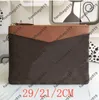 القابض Pochette Ladies Ladies Fashion Men Men Bag Bag Classic Document Cover Bag Pochette de Marque de Doup