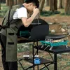 Camp Furniture Tryhomy Foldable Camping Kitchen Outdoor Cooking Table Work Station Folding Mobile Hiking Picnic Portable Kirchen