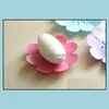 Soap Dishes Sile Soap Dish 3D Mini Flower Shape Soaps Holder Non Slip Home Badrum Artiklar MTI F￤rg SN2581 Drop Leverans Garden B DH9A1