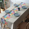 Table Cloth Kitchen Decor Waterproof Polyester Geometric Birthday Party Dinning Wedding Tablecloth Cover Mantel Mesa Picnic Mat