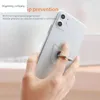 Supporto universale per smartphone con anello per dito trasparente per telefono cellulare per i 12 Xiaomi Samsung Smart Car Mount