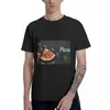 Men's T Shirts Fine Food Series Basic Short Sleeve Cotton T-Shirt Comfortable Clothes Gift Fashion MBT037 Pizza