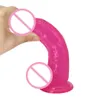 Sex toy gode grande taille mode gelée réaliste 6.15 pouces cristal pénis ventouse énorme bite jouets pour adultes pour les femmes