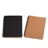 LE Sketchbooks Diary Painting Graffiti Soft Cover Black Paper Sketchbook Notepad Drawing Notebook Office School Supplies