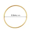 Moda Bangle Fashion Banles Brecelets Gold Kolor okrągłe koło Bransoletka dla kobiet biżuteria imprezowa 22 cm - 18,5 cm długości 1 pc.