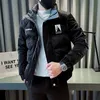 Herren-Daunenparkas, modische Winterjacken, lässige Slim-Fit-Puffermäntel, verdickter warmer Hiphop-Mantel, soziale Streetwear-Kleidung 221207