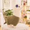 Gevulde pluche dieren creatief pluche speelgoed schapenpop alpaca kussen schattige poppen