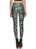 Women's Leggings Women Fashion Sexy Green Zombie Printing