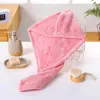 Towel Microfiber Hair Bath Towels After Shower Drying Wrap Womens Girls Lady's Quick Dry Hat Cap