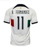 24 25 Portugal B.FERNANDES camisas de futebol seleção nacional Copa da Europa BRUNO FERNANDES JOAO FELIX RONALDO Bernardo Diogo J. JOAO CANCELO camisa de futebol Kits meia completa