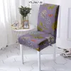 Housses De chaise en mousseline De soie, imprimé Floral, en Spandex, pour bureau, inclinable, pour femmes, Ups floraux, maison