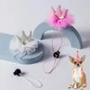 Dog Apparel Pet Accessories For Dogs Cats Adjustable Hats Cat Headdress Birthday Party Low Price Gift Pets Supplies Casquette Chien