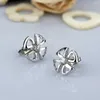 Brincos de garanhão 925 Sterling Silver Flower Bohemian Jewelry Birthday Gift