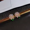 Moda Queen Bee Ear studs Brincos Animal Gancho Brinco CZ Feminino Charme Nupcial Casamento Jóias Presente