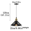 Luzes pendentes vintage Loft Retro Chandelier Pingente Lâmpada E27 Base Industrial Hishing Lirpars Edison para lustres de sala Lustres de teto LRG008